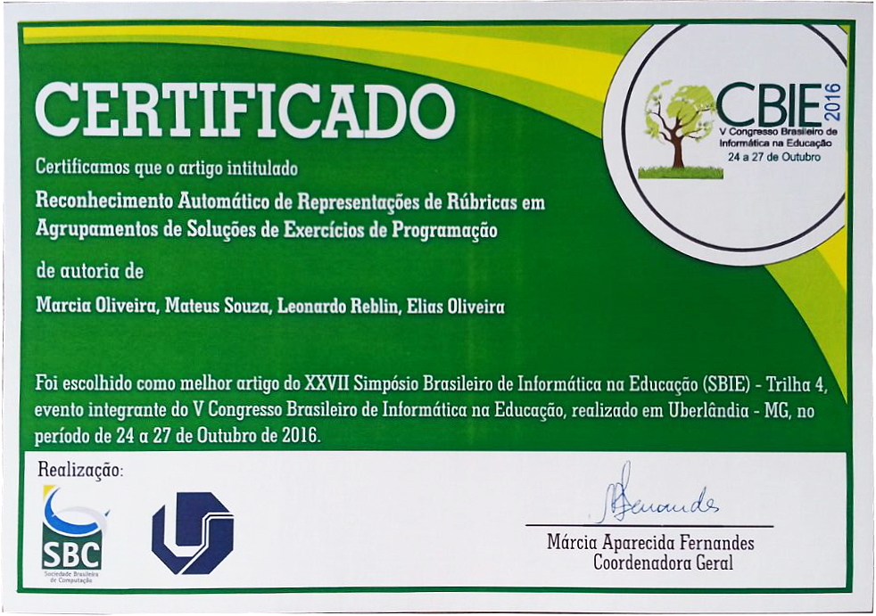 2016 10 Certificado CongressoCBIE Marcia