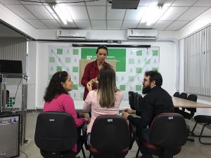 Aula presencial do primeiro módulo do curso de Pós Graduação em Práticas Pedagógicas