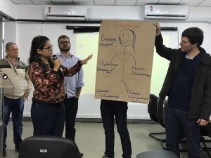 Aula presencial do primeiro módulo do curso de Pós Graduação em Práticas Pedagógicas