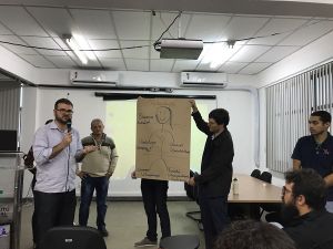 Aula presencial do primeiro módulo do curso de Pós Graduação em Práticas Pedagógicas