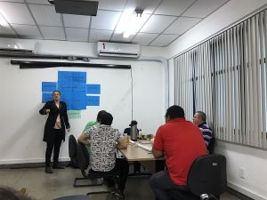 Aula presencial do primeiro módulo do curso de Pós Graduação em Práticas Pedagógicas